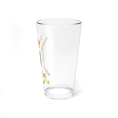 Coat of Arms of the Division Castillejos Headquarters (Spain) (Coat of Arms) Pint Glass 16oz - Go Mug Yourself