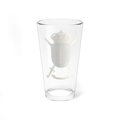 Coat of Arms of the Division Castillejos (Spain) (Coat of Arms) Pint Glass 16oz - Go Mug Yourself