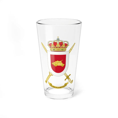 Coat of Arms of the Division San Marcial Headquarters (Spain) (Coat of Arms) Pint Glass 16oz 16oz - Go Mug Yourself