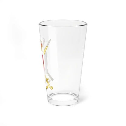 Coat of Arms of the Division San Marcial Headquarters (Spain) (Coat of Arms) Pint Glass 16oz - Go Mug Yourself