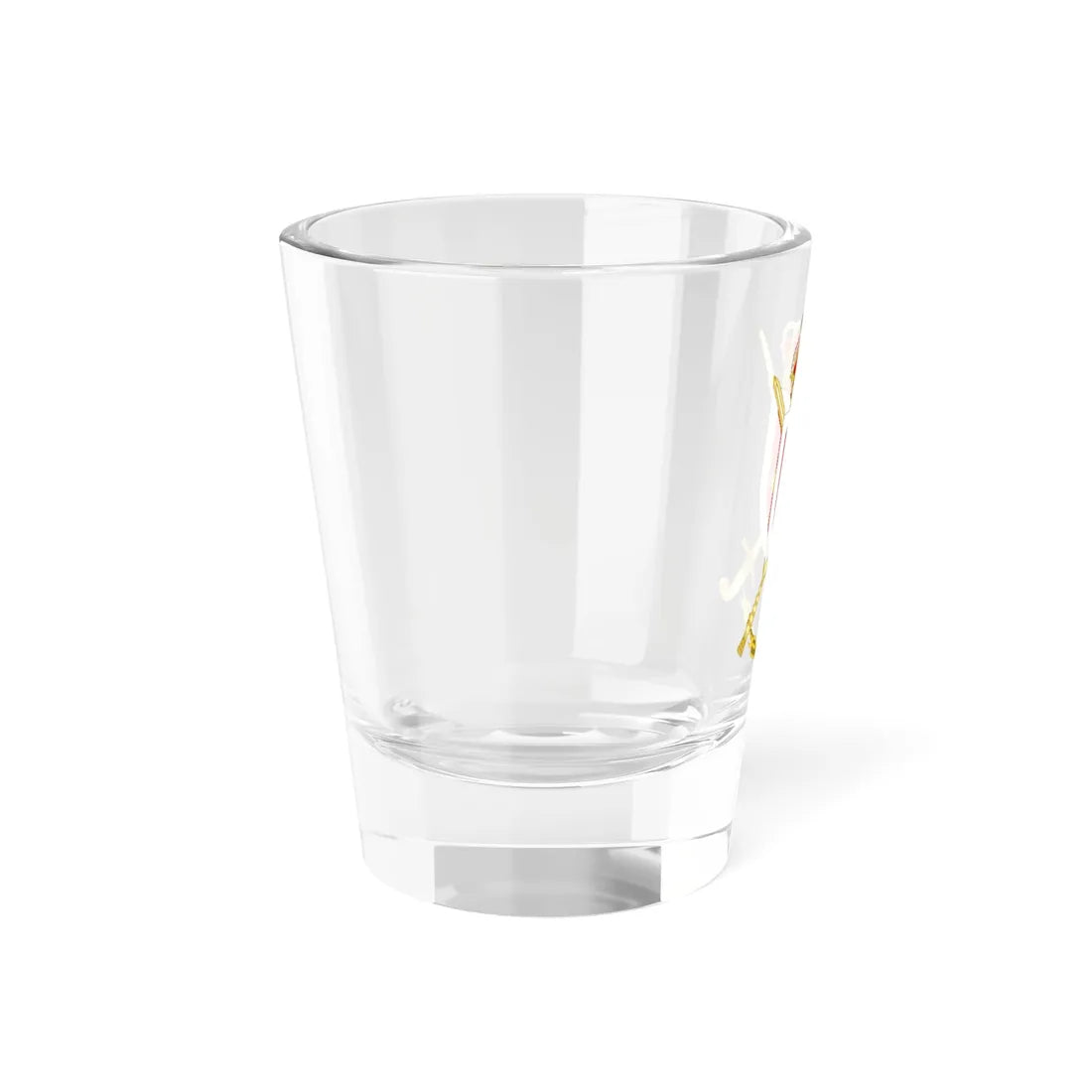 Coat of Arms of the Division San Marcial Headquarters (Spain) (Coat of Arms) Shot Glass 1.5oz - Go Mug Yourself