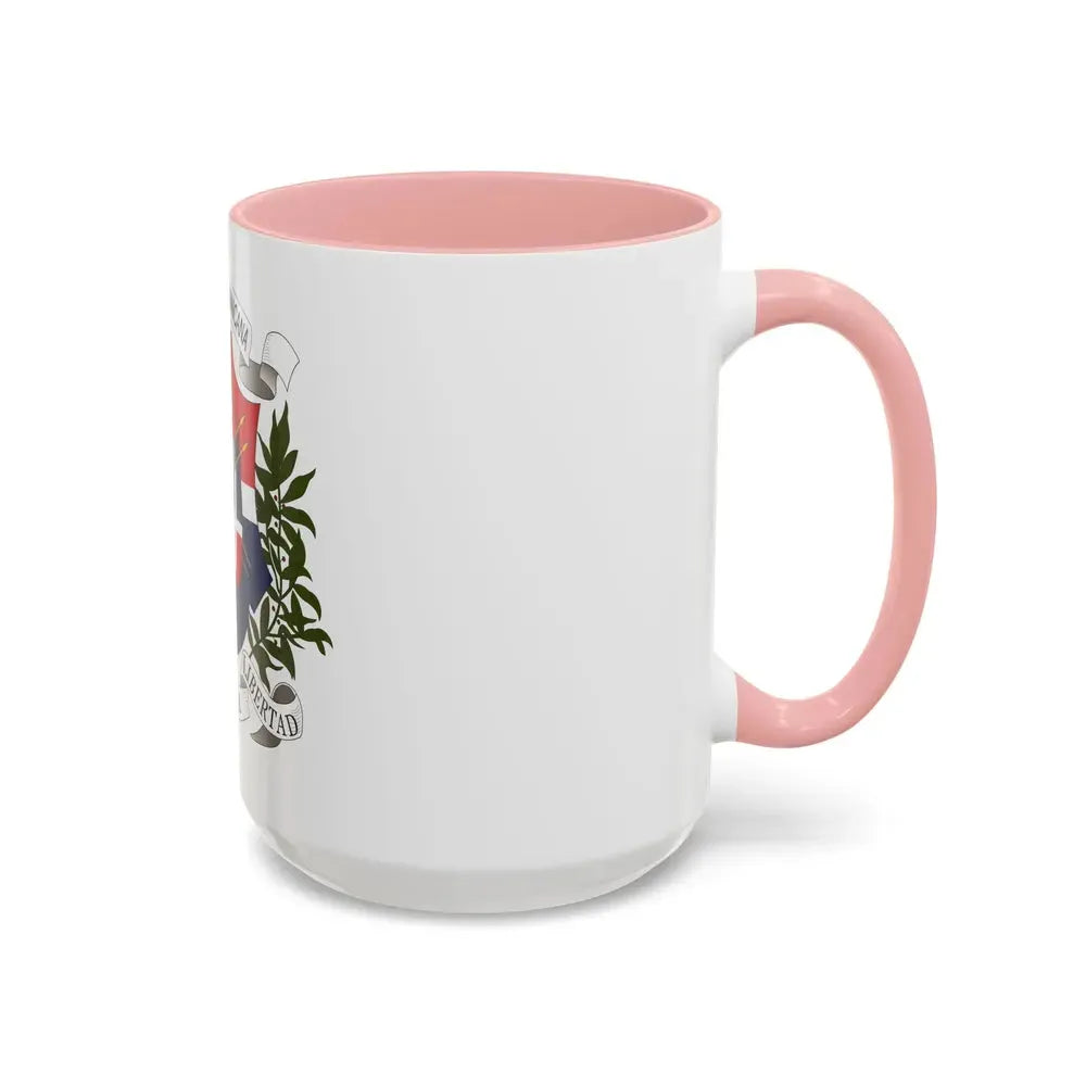 Coat of arms of the Dominican Republic (1860) - Accent Coffee Mug - Go Mug Yourself
