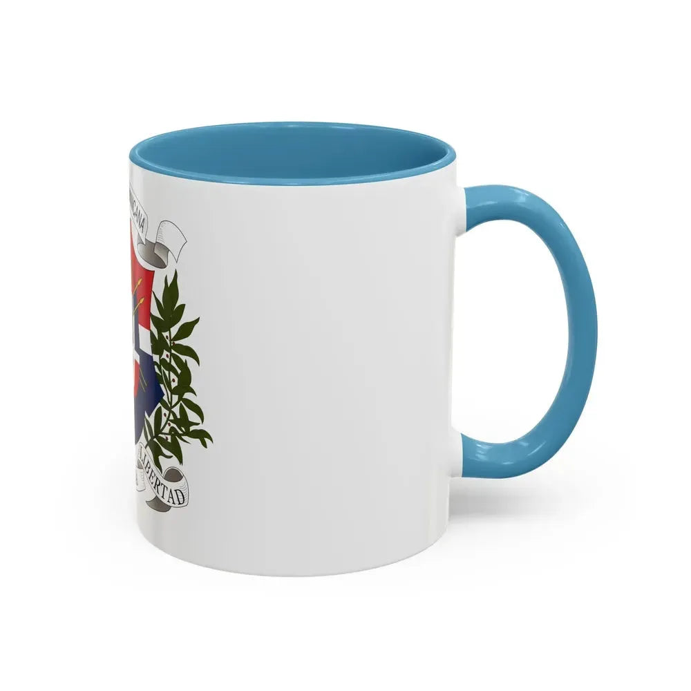 Coat of arms of the Dominican Republic (1860) - Accent Coffee Mug - Go Mug Yourself
