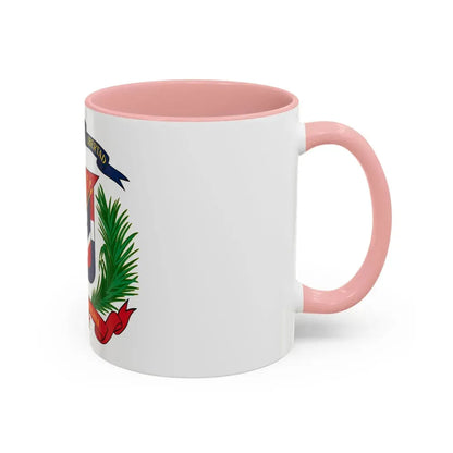 Coat of arms of the Dominican Republic - Accent Coffee Mug - Go Mug Yourself
