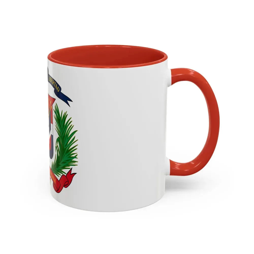Coat of arms of the Dominican Republic - Accent Coffee Mug - Go Mug Yourself