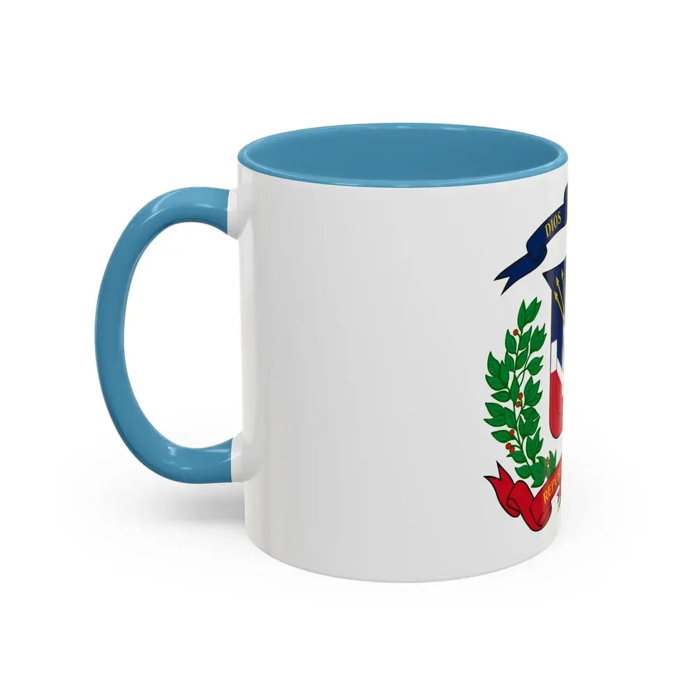 Coat of arms of the Dominican Republic - Accent Coffee Mug - Go Mug Yourself