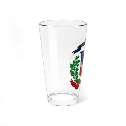 Coat of arms of the Dominican Republic - Pint Glass 16oz-Go Mug Yourself