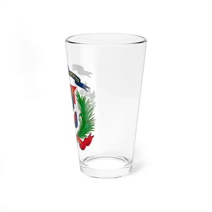 Coat of arms of the Dominican Republic - Pint Glass 16oz - Go Mug Yourself