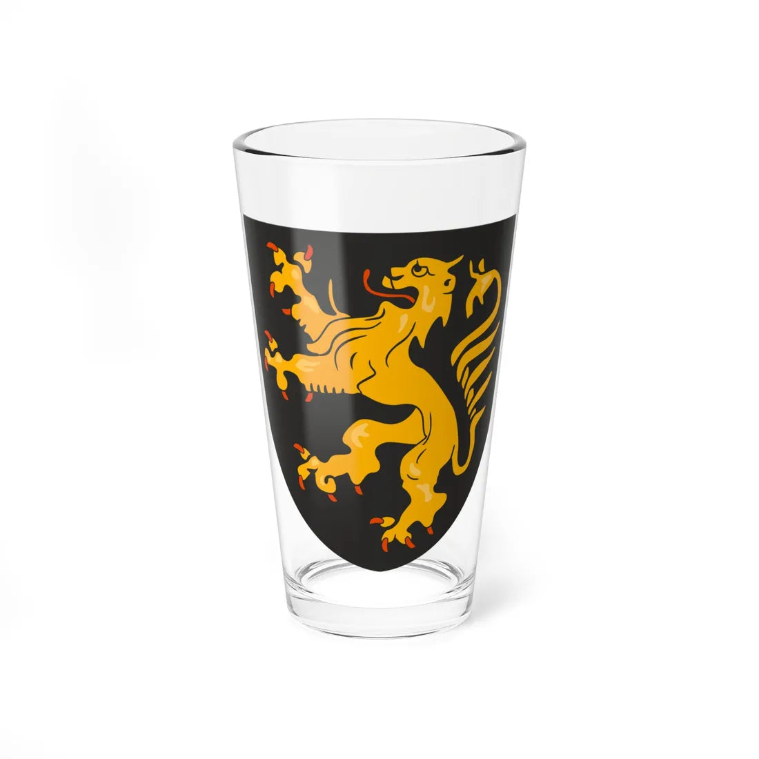 Coat of arms of the Duchy of Brabant (Belgium) (Coat of Arms) Pint Glass 16oz 16oz - Go Mug Yourself