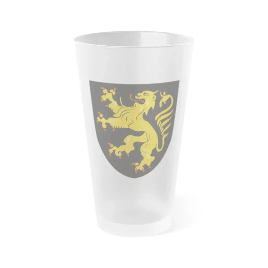 Coat of arms of the Duchy of Brabant - Frosted Pint Glass 16oz Default Title - Go Mug Yourself