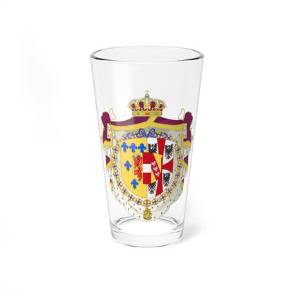 Coat of arms of the Duchy of Parma under Maria Luigia of Austria (Italy) (Coat of Arms) Pint Glass 16oz 16oz - Go Mug Yourself