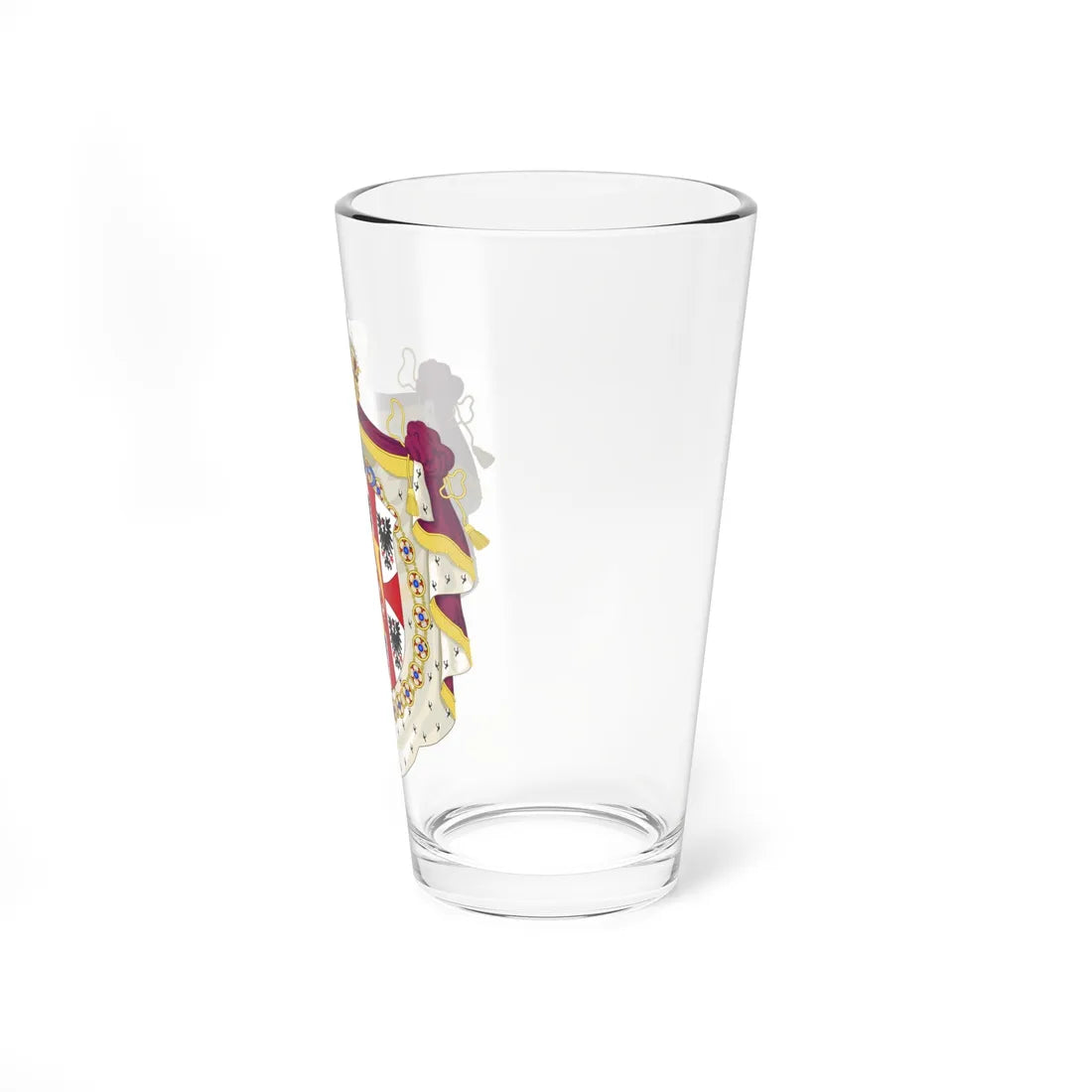 Coat of arms of the Duchy of Parma under Maria Luigia of Austria (Italy) (Coat of Arms) Pint Glass 16oz - Go Mug Yourself