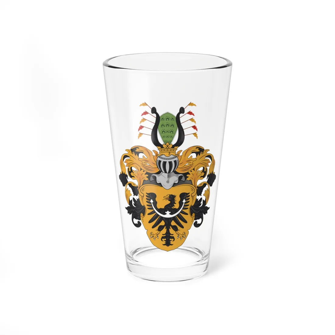 Coat of arms of the Duchy of Silesia (Austria) (Coat of Arms) Pint Glass 16oz 16oz - Go Mug Yourself