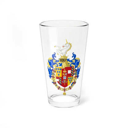 Coat of Arms of the Duke Ranuncius Farnese 1600-1622 (Italy) (Coat of Arms) Pint Glass 16oz 16oz - Go Mug Yourself