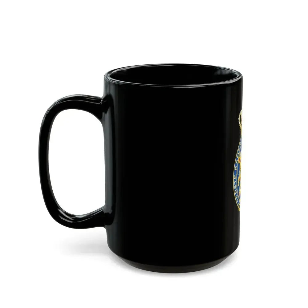 Coat of arms of the Eerste Kamer - Black Coffee Mug - Go Mug Yourself