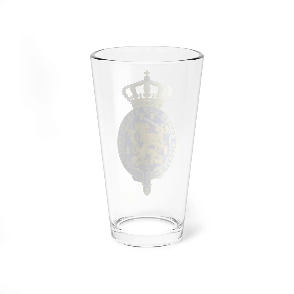 Coat of arms of the Eerste Kamer - Pint Glass 16oz-Go Mug Yourself