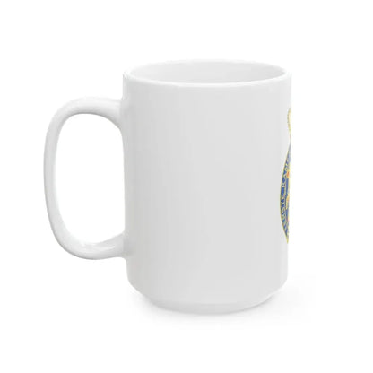 Coat of arms of the Eerste Kamer - White Coffee Mug - Go Mug Yourself