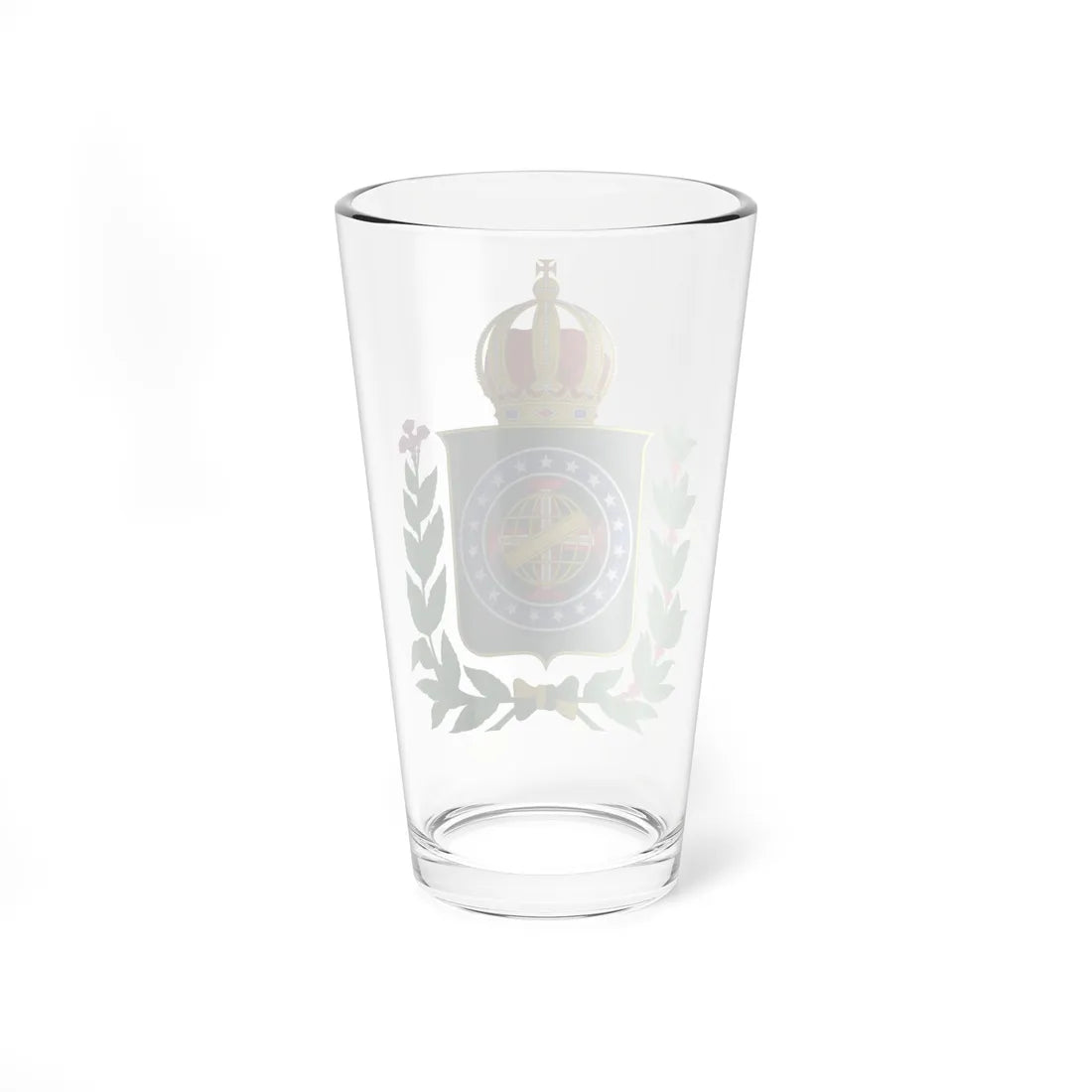 Coat of arms of the Empire of Brazil 1822-1853 (Brazil) (Coat of Arms) Pint Glass 16oz - Go Mug Yourself