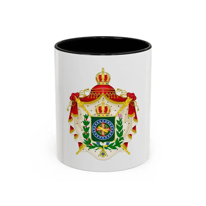 Coat of arms of the Empire of Brazil - Accent Coffee Mug 11oz Black - Go Mug Yourself