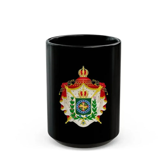 Coat of arms of the Empire of Brazil - Black Coffee Mug 15oz - Go Mug Yourself