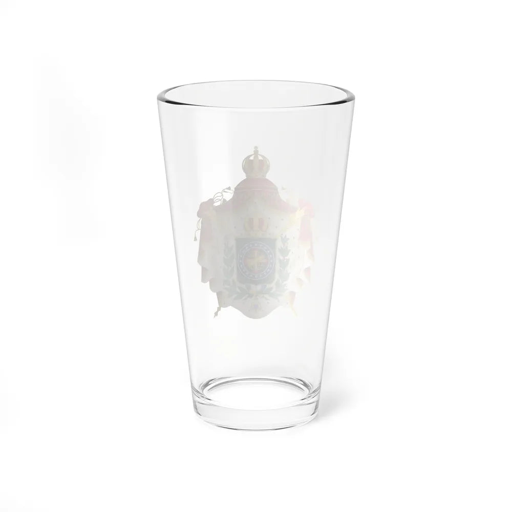 Coat of arms of the Empire of Brazil - Pint Glass 16oz-Go Mug Yourself