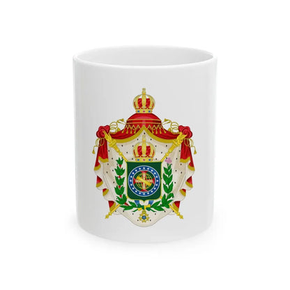 Coat of arms of the Empire of Brazil - White Coffee Mug 11oz - Go Mug Yourself