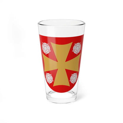 Coat of Arms of the Evangelical Lutheran Church of Finland (Finland) (Coat of Arms) Pint Glass 16oz 16oz - Go Mug Yourself