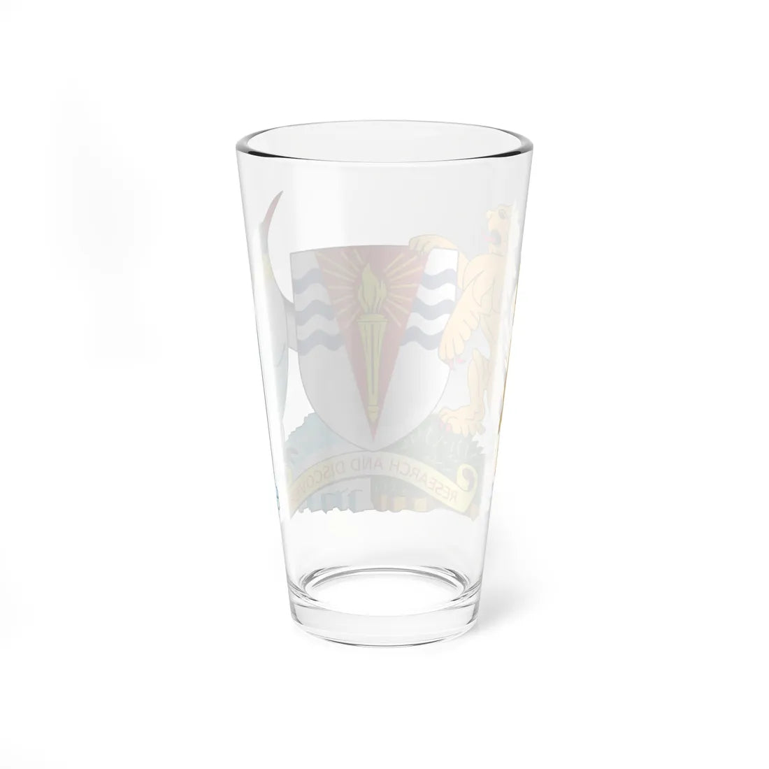 Coat of arms of the Falkland Islands Dependencies (United Kingdom) (Coat of Arms) Pint Glass 16oz - Go Mug Yourself