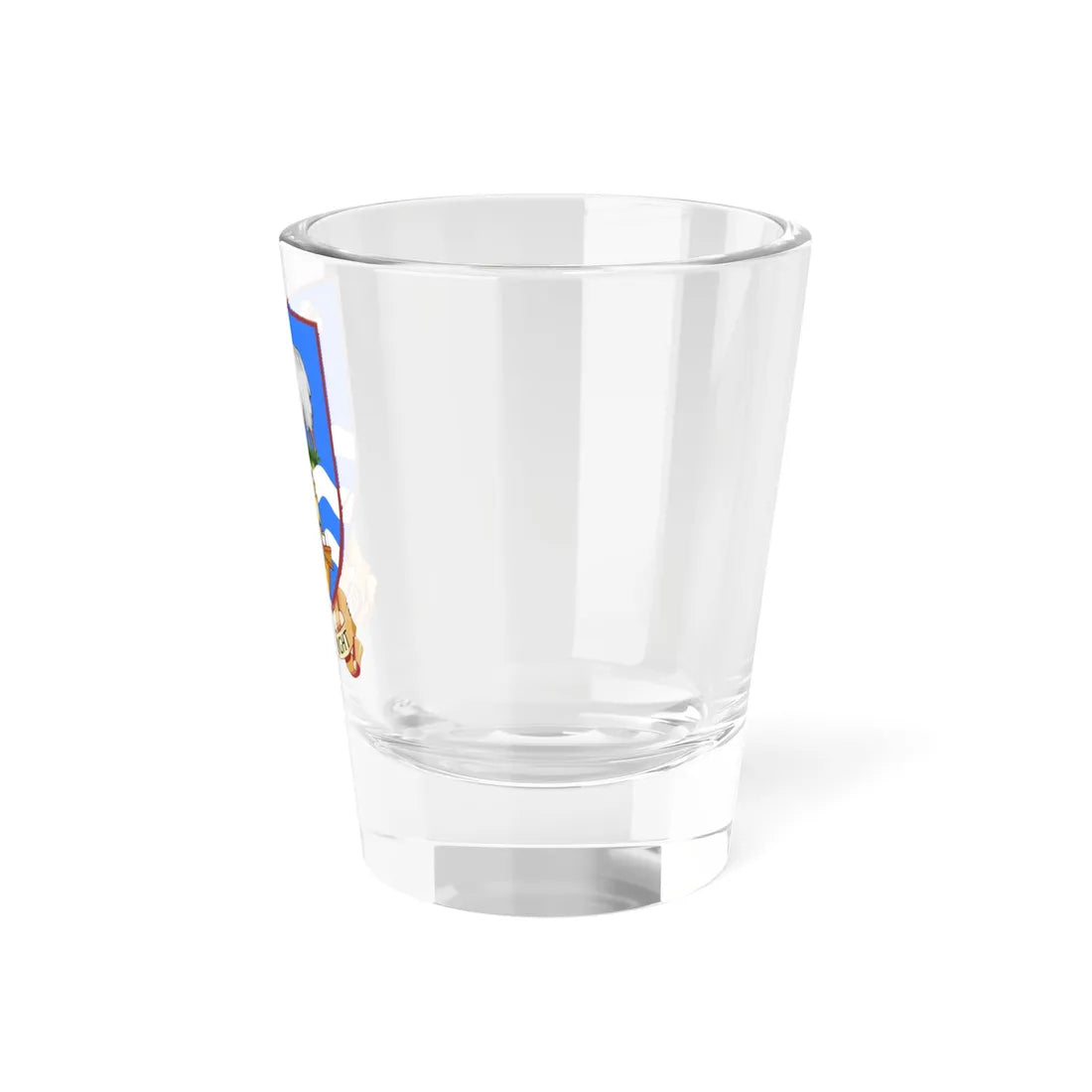 Coat of arms of the Falkland Islands (United Kingdom) (Coat of Arms) Shot Glass 1.5oz - Go Mug Yourself