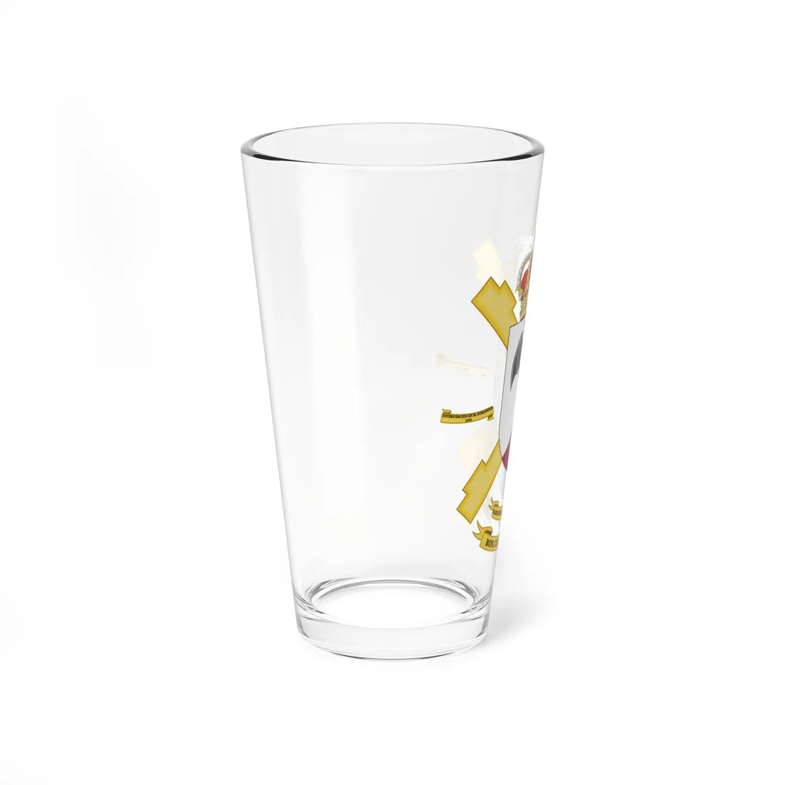 Coat of Arms of the FAMET Headquarters Battalion (Spain) (Coat of Arms) Pint Glass 16oz - Go Mug Yourself