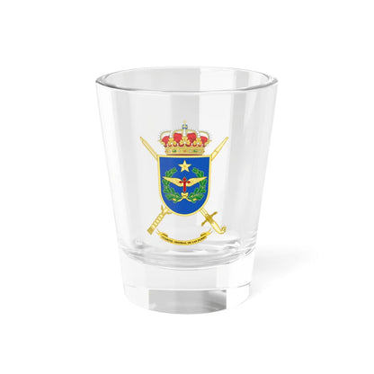 Coat of Arms of the FAMET Headquarters (Spain) (Coat of Arms) Shot Glass 1.5oz 1.5oz - Go Mug Yourself