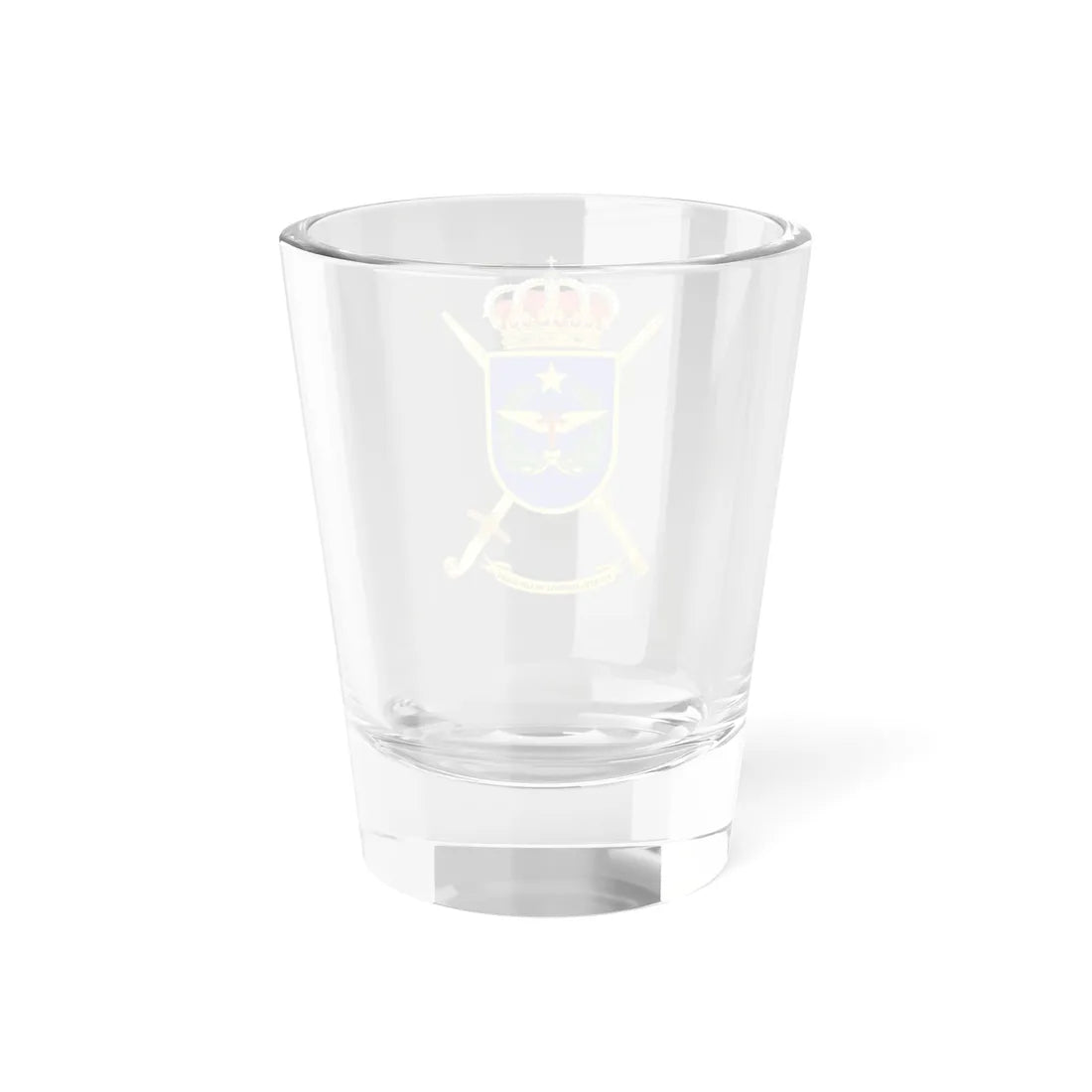 Coat of Arms of the FAMET Headquarters (Spain) (Coat of Arms) Shot Glass 1.5oz - Go Mug Yourself