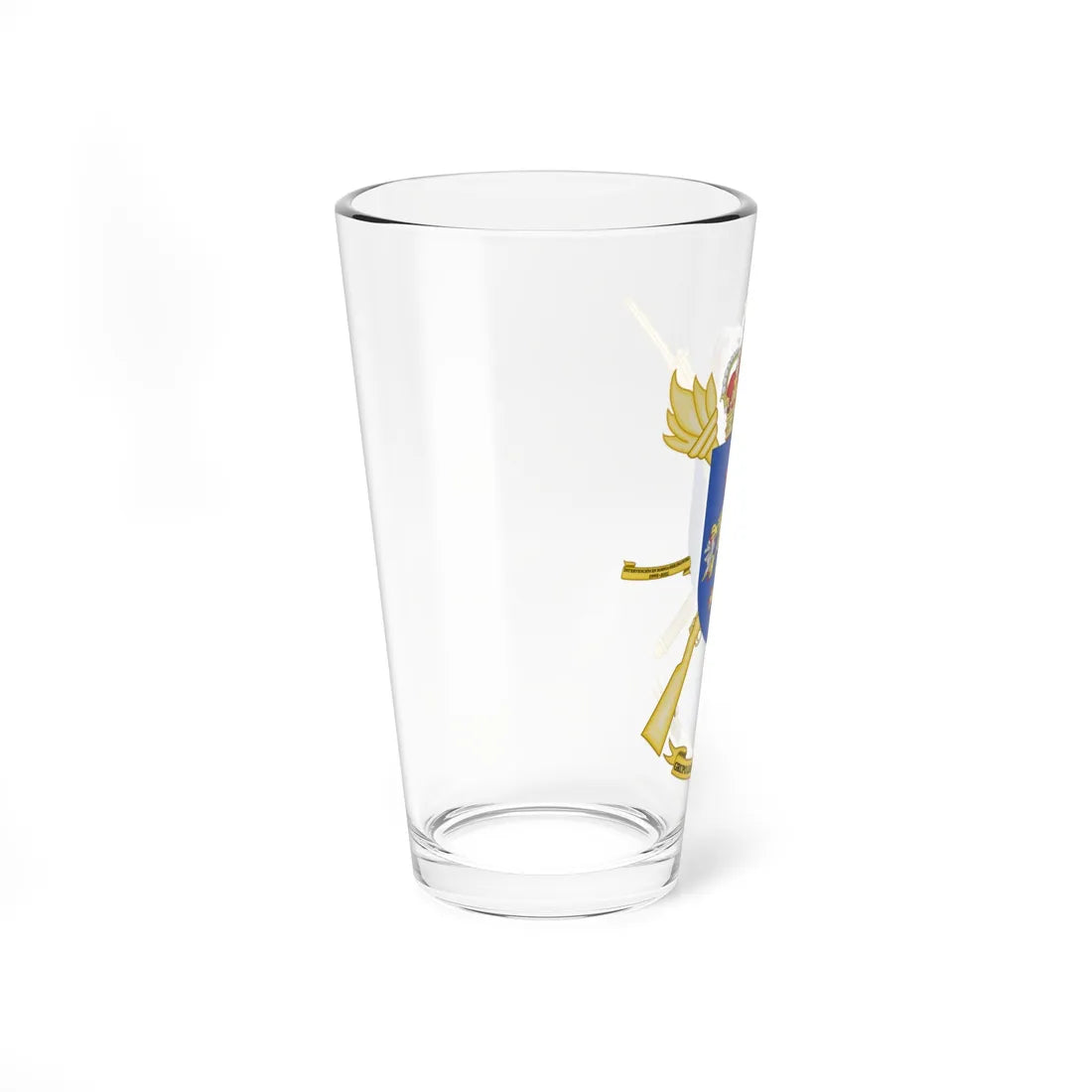 Coat of Arms of the FAMET Logistics Group (Spain) (Coat of Arms) Pint Glass 16oz - Go Mug Yourself