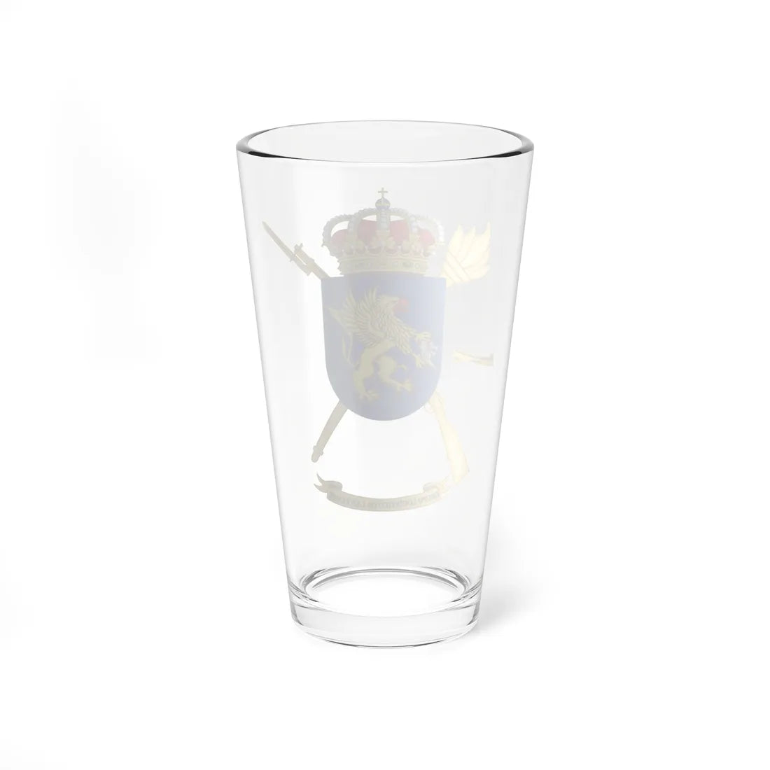 Coat of Arms of the FAMET Logistics Group (Spain) (Coat of Arms) Pint Glass 16oz - Go Mug Yourself