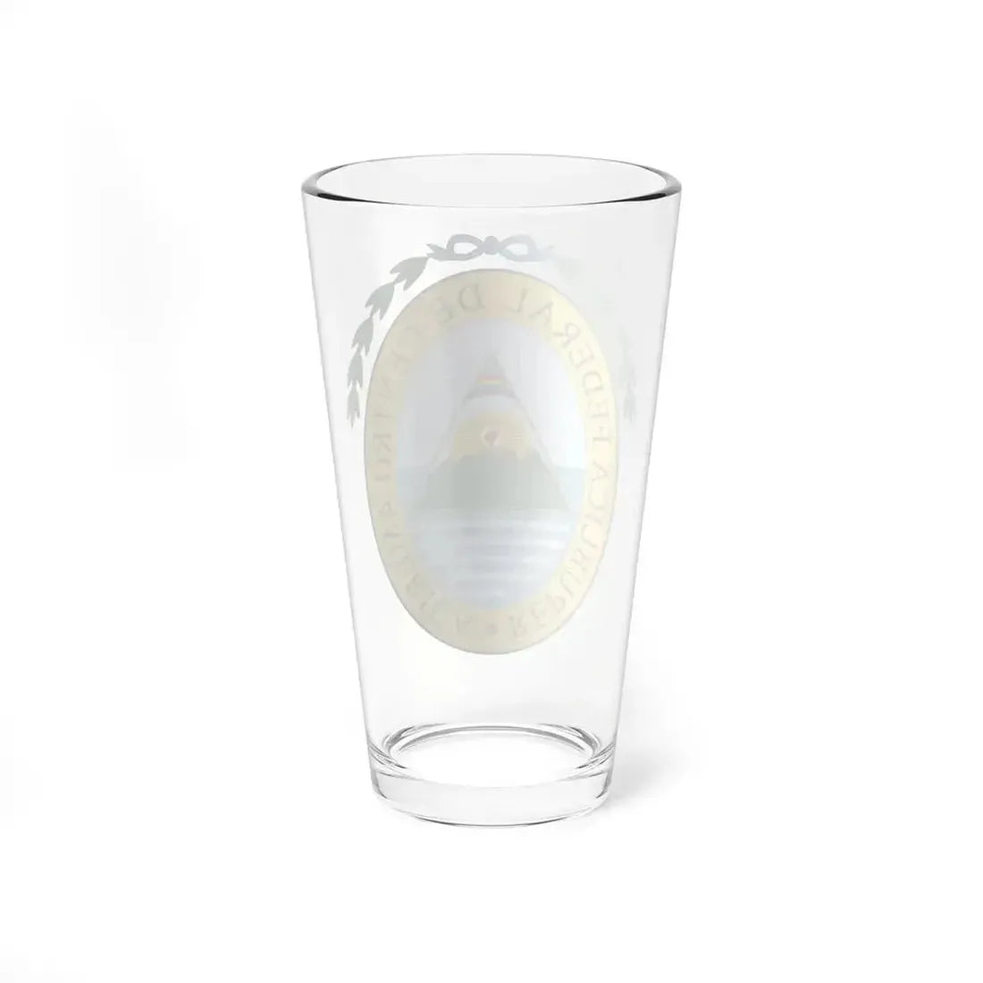 Coat of arms of the Federal Republic of Central America - Pint Glass 16oz - Go Mug Yourself