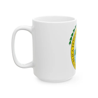 Coat of arms of the Federal Republic of Central America - White Coffee Mug-Go Mug Yourself