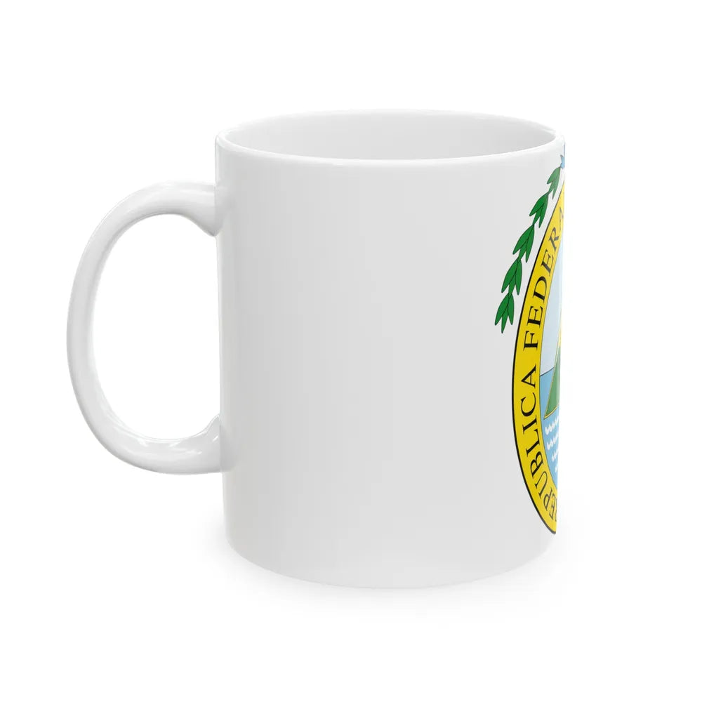 Coat of arms of the Federal Republic of Central America - White Coffee Mug-Go Mug Yourself