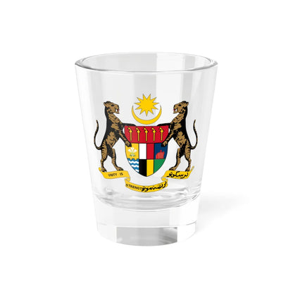 Coat of arms of the Federation of Malaya (Malaysia) (Coat of Arms) Shot Glass 1.5oz 1.5oz - Go Mug Yourself