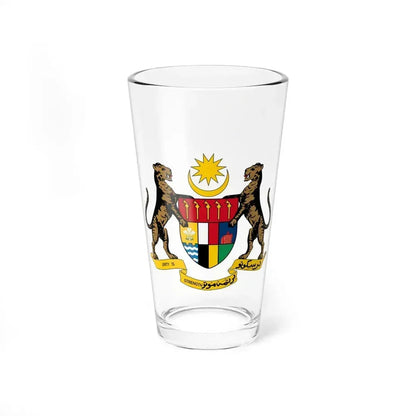 Coat of arms of the Federation of Malaya - Pint Glass 16oz 16oz - Go Mug Yourself