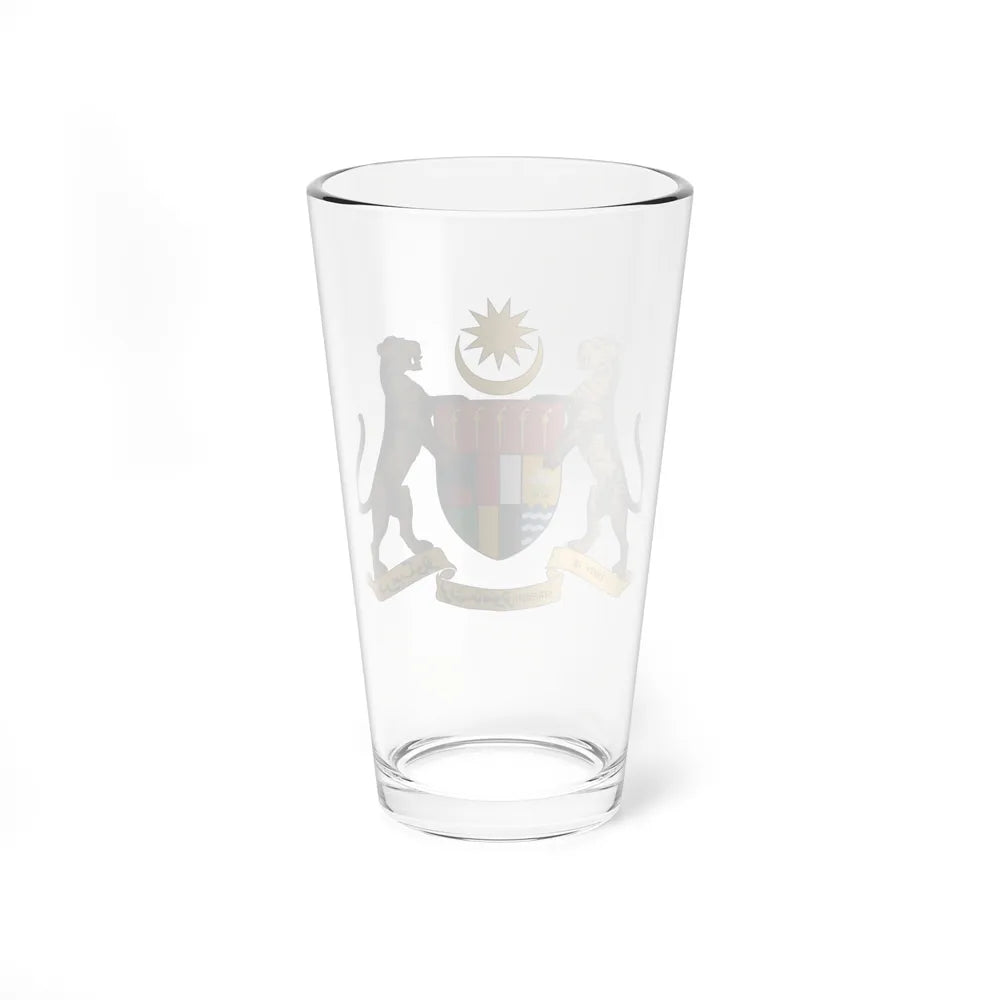 Coat of arms of the Federation of Malaya - Pint Glass 16oz-Go Mug Yourself