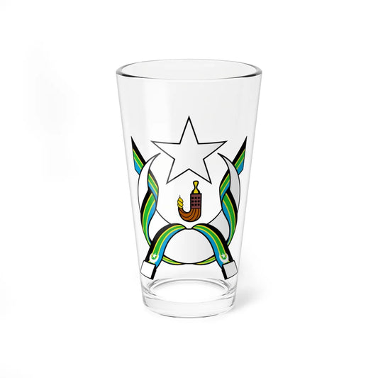 Coat of Arms of the Federation of South Arabia (Yemen) (Coat of Arms) Pint Glass 16oz 16oz - Go Mug Yourself