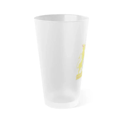 Coat of arms of the First Empire of Haiti - Frosted Pint Glass 16oz - Go Mug Yourself