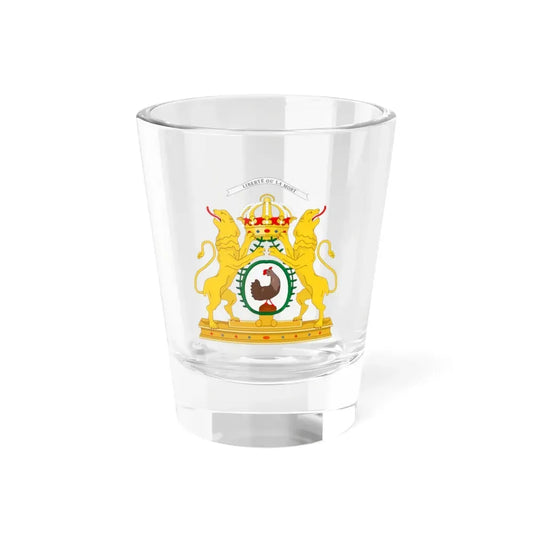Coat of arms of the First Empire of Haiti - Shot Glass 1.5oz 1.5oz - Go Mug Yourself
