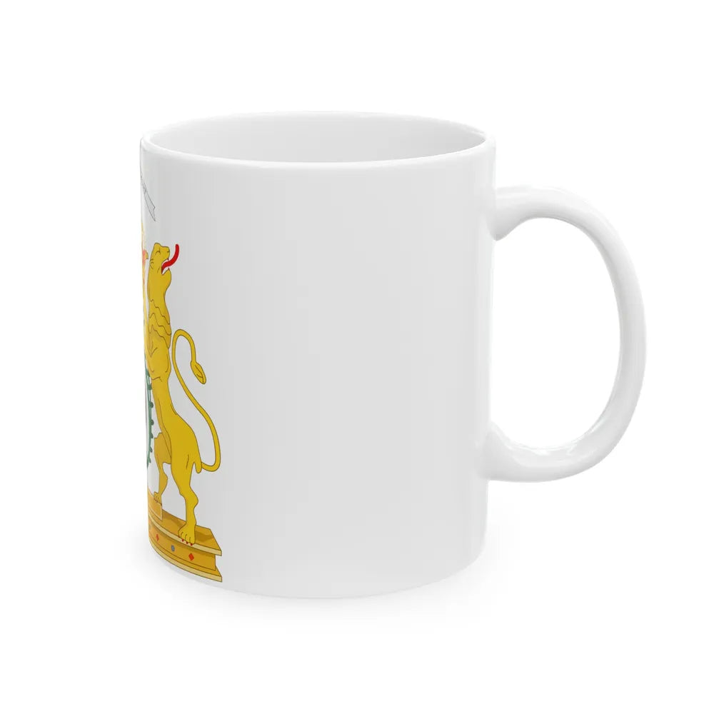 Coat of arms of the First Empire of Haiti - White Coffee Mug-Go Mug Yourself