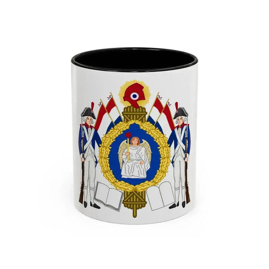 Coat of Arms of the First French Republic - Accent Coffee Mug 11oz Black - Go Mug Yourself