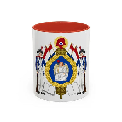 Coat of Arms of the First French Republic - Accent Coffee Mug 11oz Red - Go Mug Yourself