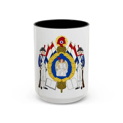 Coat of Arms of the First French Republic - Accent Coffee Mug 15oz Black - Go Mug Yourself