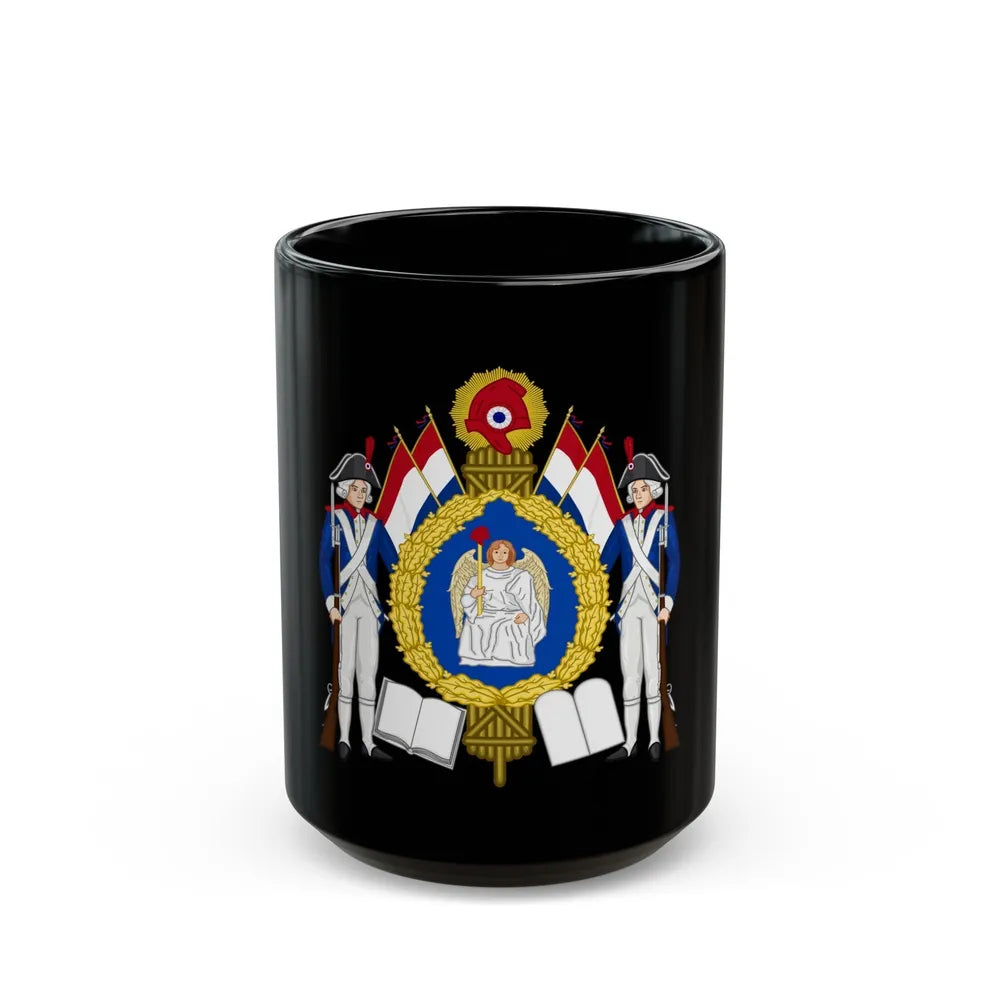 Coat of Arms of the First French Republic - Black Coffee Mug-15oz-Go Mug Yourself