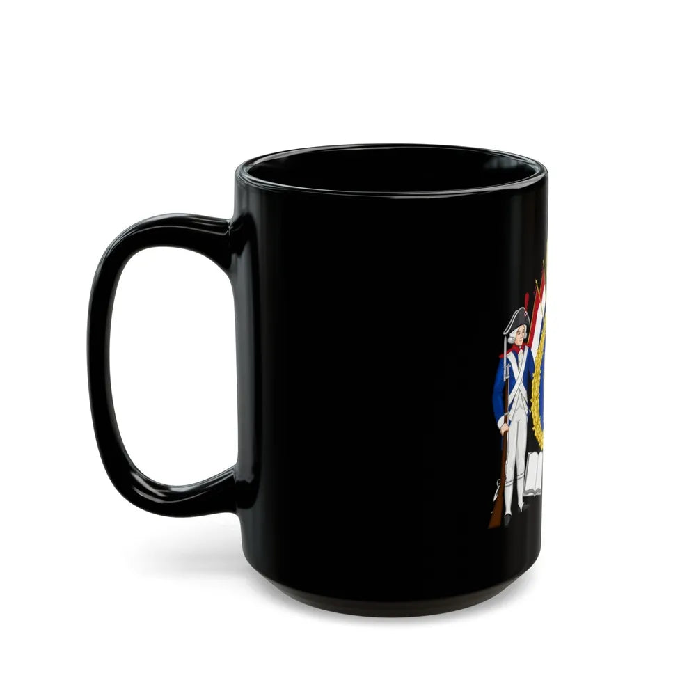 Coat of Arms of the First French Republic - Black Coffee Mug-Go Mug Yourself