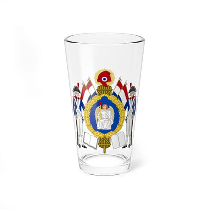 Coat of Arms of the First French Republic - Pint Glass 16oz-16oz-Go Mug Yourself